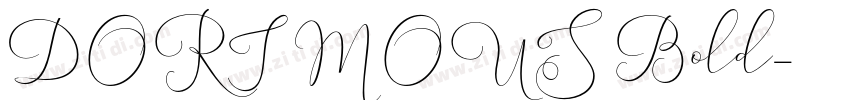 DORIMOUS Bold字体转换